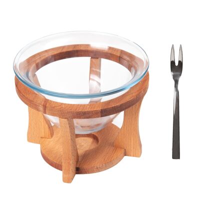 Joy Kitchen houten fondue set
