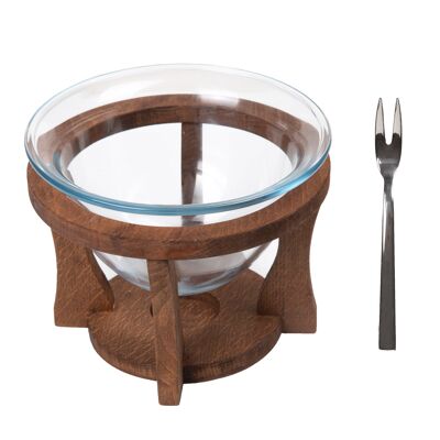 Joy Kitchen houten fondue set - Venge