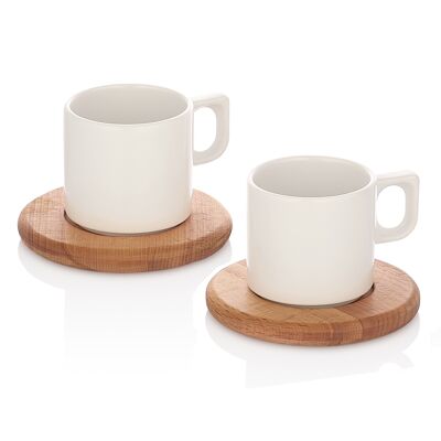Joy Kitchen coffee mugs - natural | Set of 2