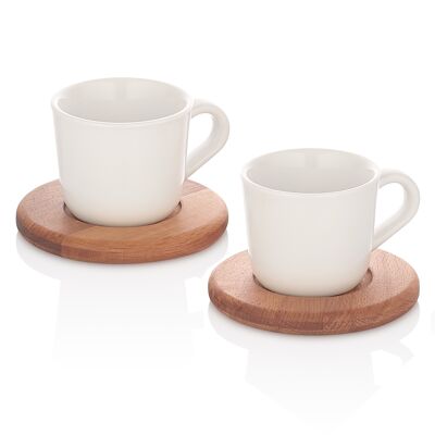Joy Kitchen coffee mugs - Oval | Set of 2