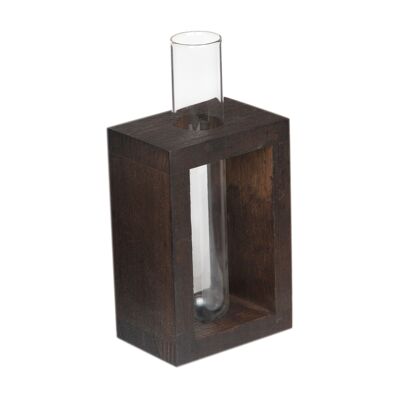 Joy Kitchen wooden vase with test tube - set of 1