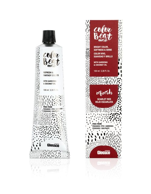 Color beat mask scarlet red/ rojo escarlata (refresh) 100ml