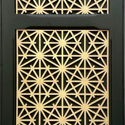 Oriental Screen wooden inlay / onlay