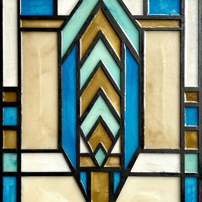 Timeless Tiffany - Art Deco wooden inlay / onlay