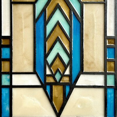 Timeless Tiffany - Art Deco wooden inlay / onlay