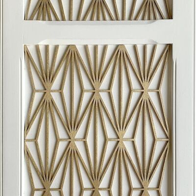 Deco Diamonds - Art Deco wooden inlay / onlay