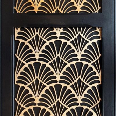 Deco Shells - Art Deco wooden inlay / onlay