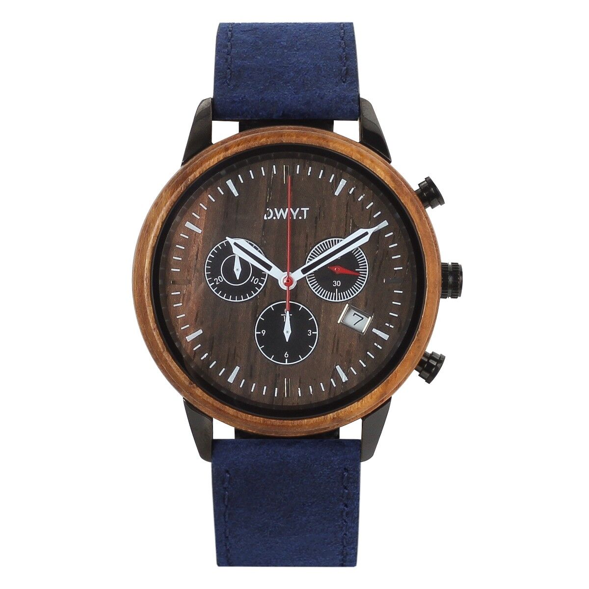 Buy wholesale COME midnight blue men s watch leather