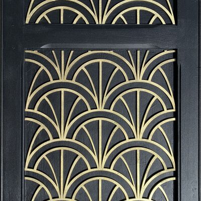 Modern Deco Arches wooden inlay / onlay