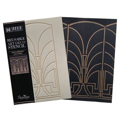 Deco Dreams Outline Furniture Stencil - A1