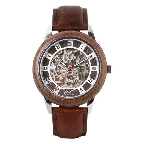 Montre homme CESAR marron senois (cuir)