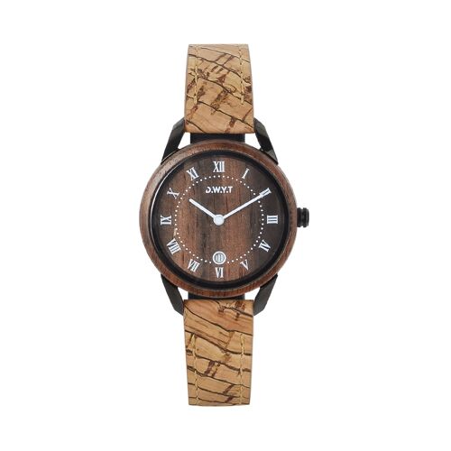 Montre femme BODY HARMONY liège (vegan)