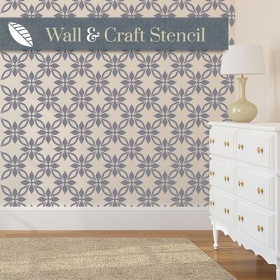 Amelia Wall Stencil - Wall medium 1 col