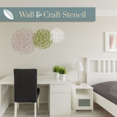 Allium Wall Stencil - SET OF ALL THREE