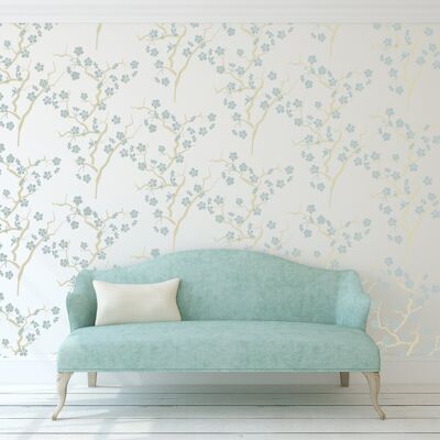 Sakura Cherry Blossom Wall Stencil