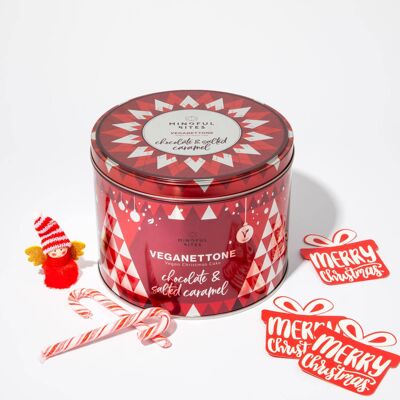 Panettone Vegan - Choc & Caramel Salé (Boite) 500g