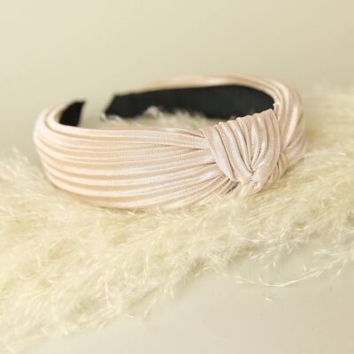 Nude  Ribbed twist band