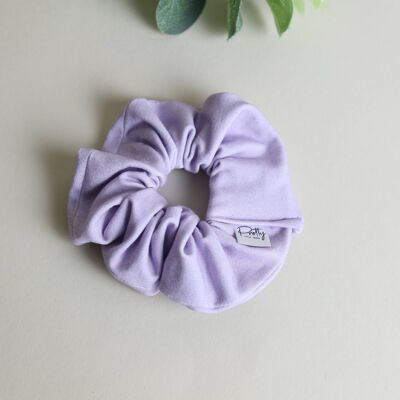 Lilac plain  mini Scrunchy