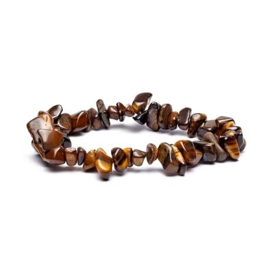 Tiger Eye Chips Bracelet (Positivity)