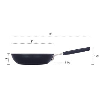 Poêle Premium 20 cm, compatible induction, céramique antiadhésive, manchon amovible en silicone 4