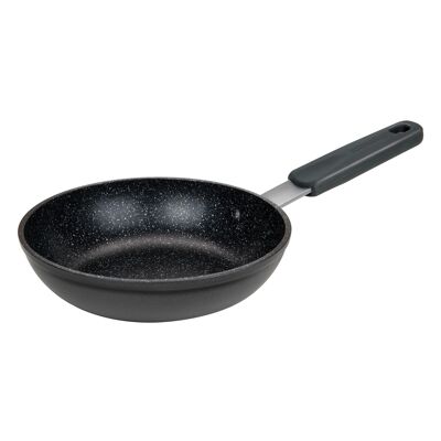Premium Frying Pan 20cm, Induction Ready, Removable Silicone Sleeve, Granite