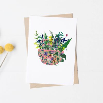 Ff176 Floral Card