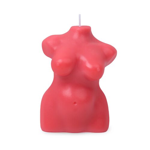 Femenine body candle red hf