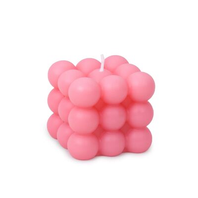 Bubbles candle pink hf