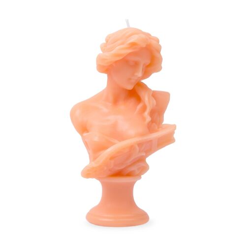 Muse bust candle orange hf