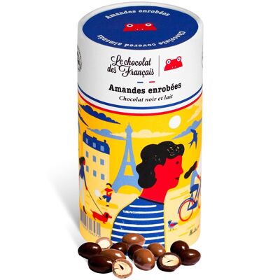 Amandes enrobées de chocolat - Lait et noir