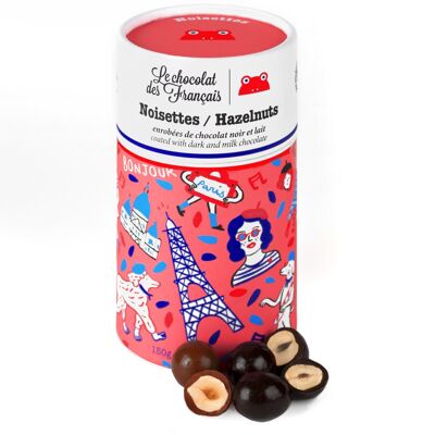 CUILLÈRE CHOCOLAT LAIT PASTILLES DE COULEUR 35g x6