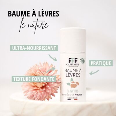Organic lip balm "Le Nature" - 15g