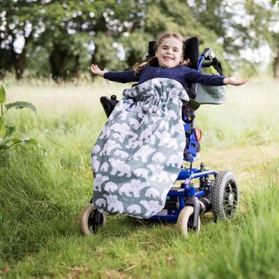 Kids wheelchair cosy Polar Bear