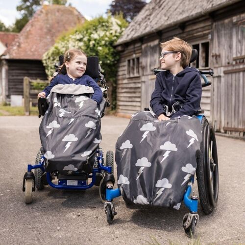 Kids wheelchair cosy Silver Lightning