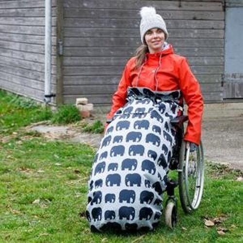 Adult Wheelchair Cosy Grey Elephant
