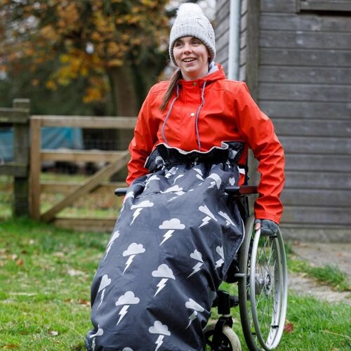 Adult wheelchair cosy Silver Lightning