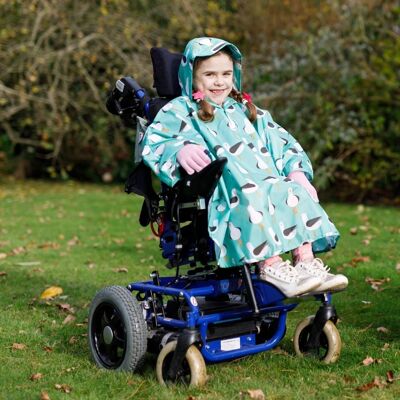 Kids Wheelchair Poncho SEAGULLS