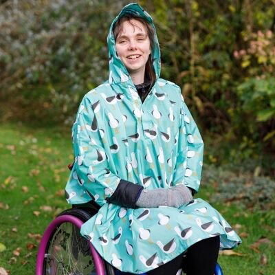 Adult Wheelchair Poncho SEAGULLS