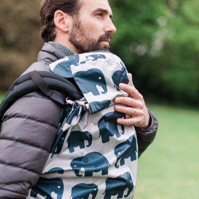 Parapioggia Babywearing GRIGIO ELEPHANT