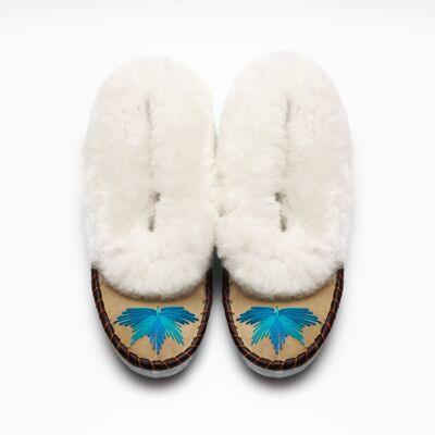 Pantuflas Sen Turquoise Sheepers