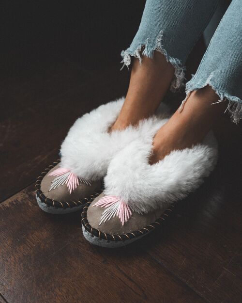 Sen rose gold Sheepers slippers