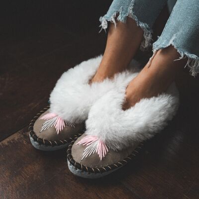 Sen rose gold Sheepers slippers