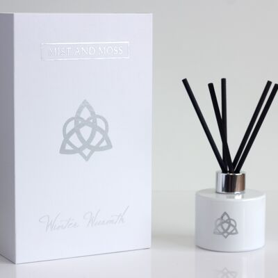 Luxury Reed Diffuser in WhiteWinter Warmth
