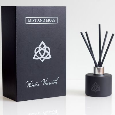 Luxury Reed Diffuser in BlackWinter Warmth