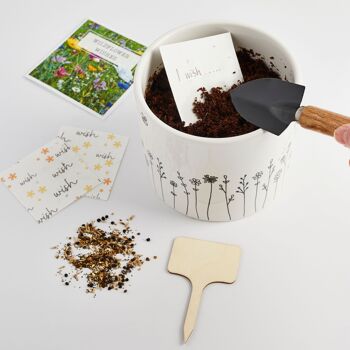 Souhaits de fleurs sauvages de Noël - Cadeau écologique cultivable en papier de graines 5