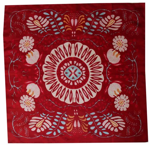 Mini Foulard en soie Marushka Rouge Red