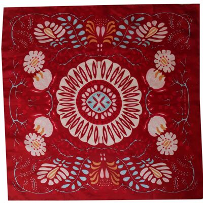 Mini silk scarf Marushka Rouge Red
