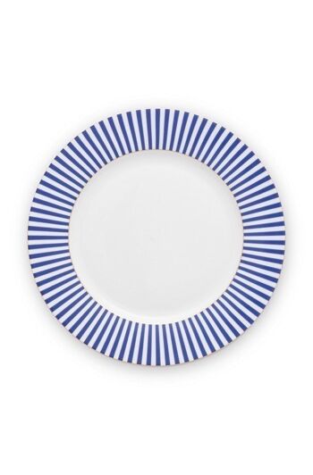 PIP - Assiette plate Royal Stripes - 26,5cm