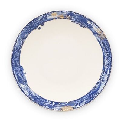 PIP - Borde azul de plato hondo Heritage - 25.5cm