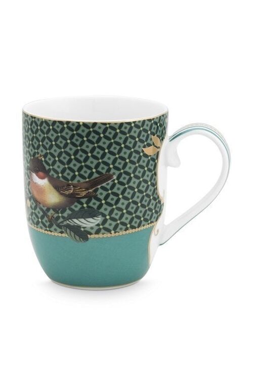 PIP - Petit mug Winter Wonderland Oiseau Vert 145ml